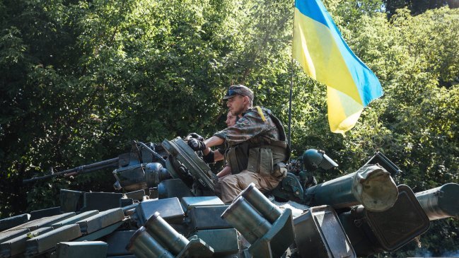 Casi 570 militares ucranianos han muerto en la guerra