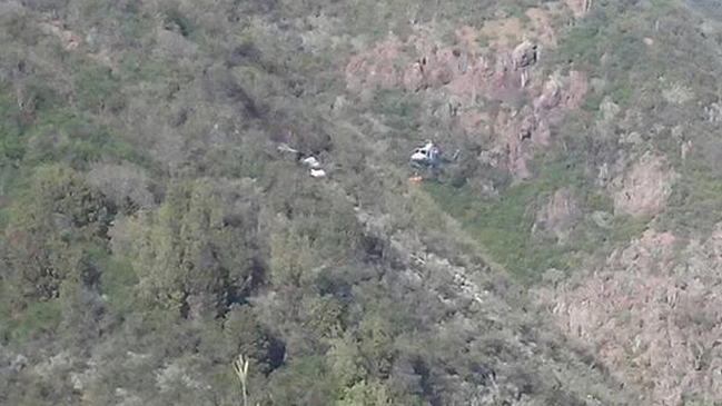 Terminó operativo de rescate de cuerpos tras accidente aéreo en Melipilla