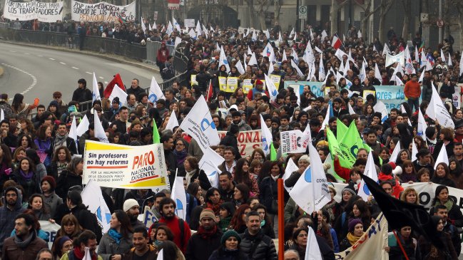 Mesa Social por la Educación pidió marchar por Alameda