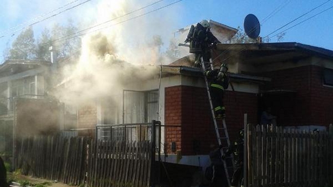 Incendio afectó a vivienda en Quilpué