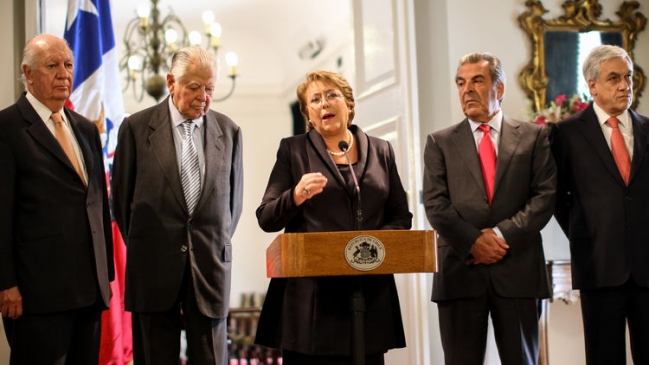 Ex Presidentes iniciarán gira explicando argumentación chilena ante La Haya