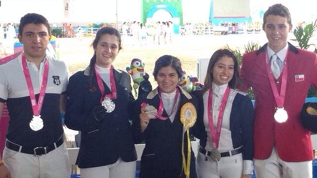 Selección sudamericana se quedó con la plata en saltos ecuestres mixtos de Nanjing