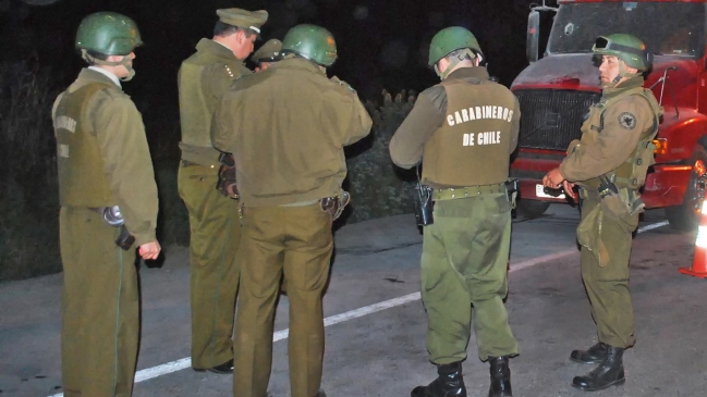 Encapuchados se enfrentaron a tiros con Carabineros en Vilcún