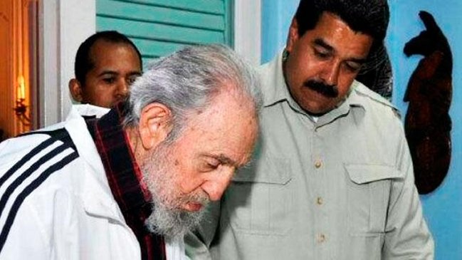 Fidel Castro felicitó a Maduro por papel de Venezuela en crisis de Gaza