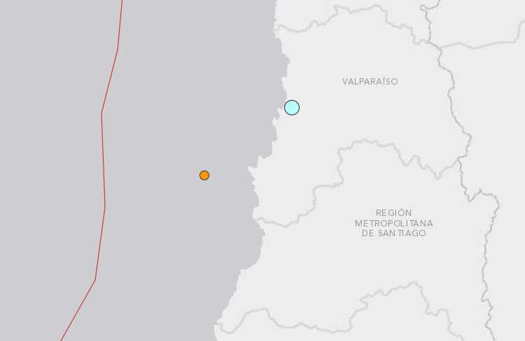 Fuerte sismo se registró en la zona central