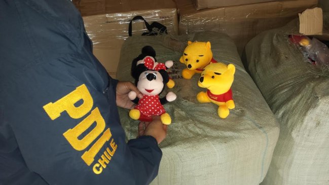 PDI incautó peluches falsificados en Iquique