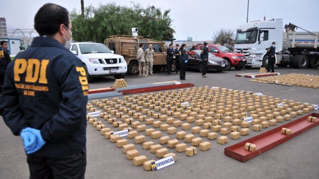 Decomisos de droga aumentan en Chile y casi alcanzan 20 toneladas en 2014