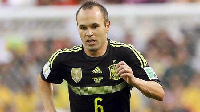 Andrés Iniesta será baja en España para los duelos ante Francia y Macedonia