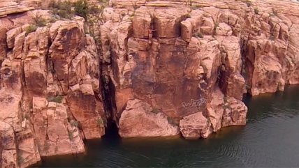 Drone registró la caída de un hombre que se preparaba para un piquero