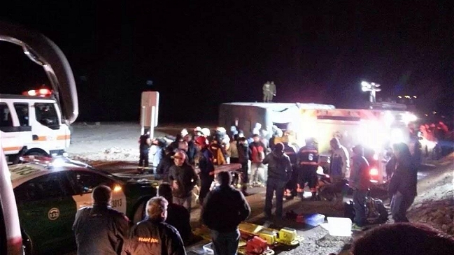 Bus protagonizó grave accidente de tránsito en Calama