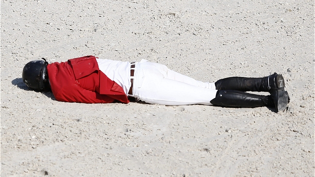 Chileno Tomás Couve Correa fue hospitalizado tras fuerte caída en los Juegos Mundiales Ecuestres