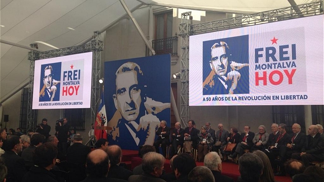 Presidenta Bachelet encabeza acto por los 50 años del triunfo de Frei Montalva