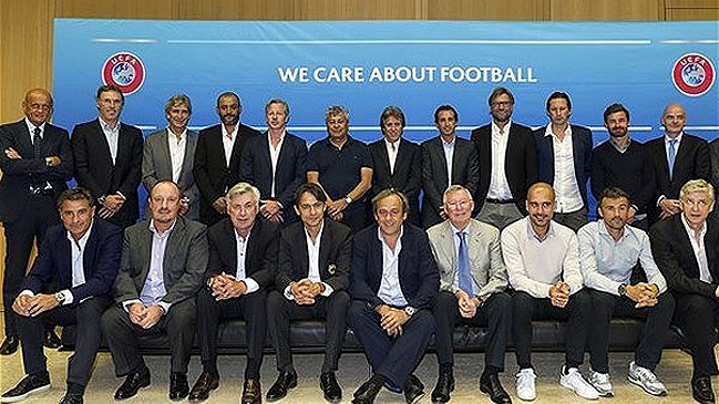 Pellegrini participó en cumbre con técnicos de los equipos más importantes de Europa