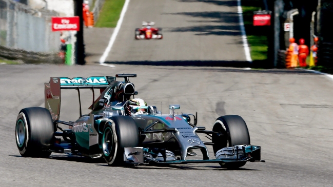 La grilla de salida del Gran Premio de Italia de la Fórmula 1