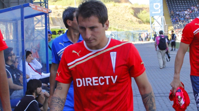 Práctica de U. Católica terminó por fuerte pelea entre Dario Bottinelli y Cristián Alvarez