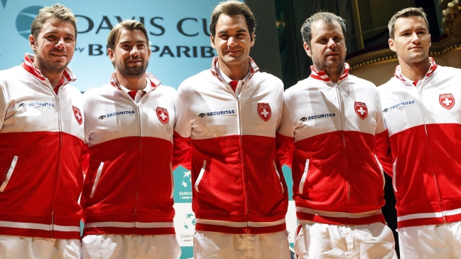 Federer y Bolelli abrirán la llave de Suiza e Italia en Copa Davis