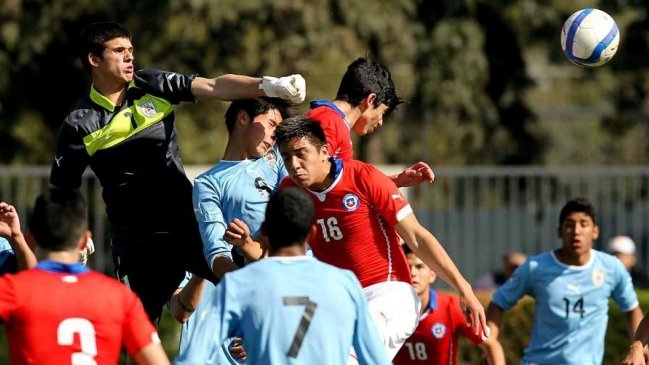 La selección sub 17 nuevamente cayó ante Uruguay