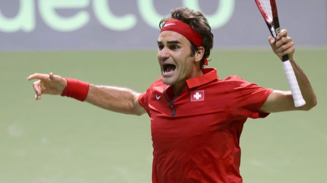 Roger Federer derrotó a Fabio Fognini y metió a Suiza en la final de Copa Davis