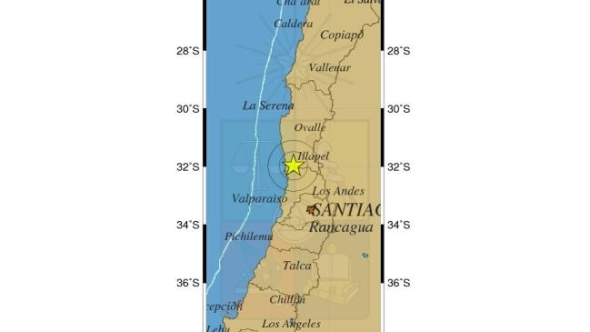 Sismo de 4,6 Richter remeció el despertar de las regiones de Coquimbo y Valparaíso