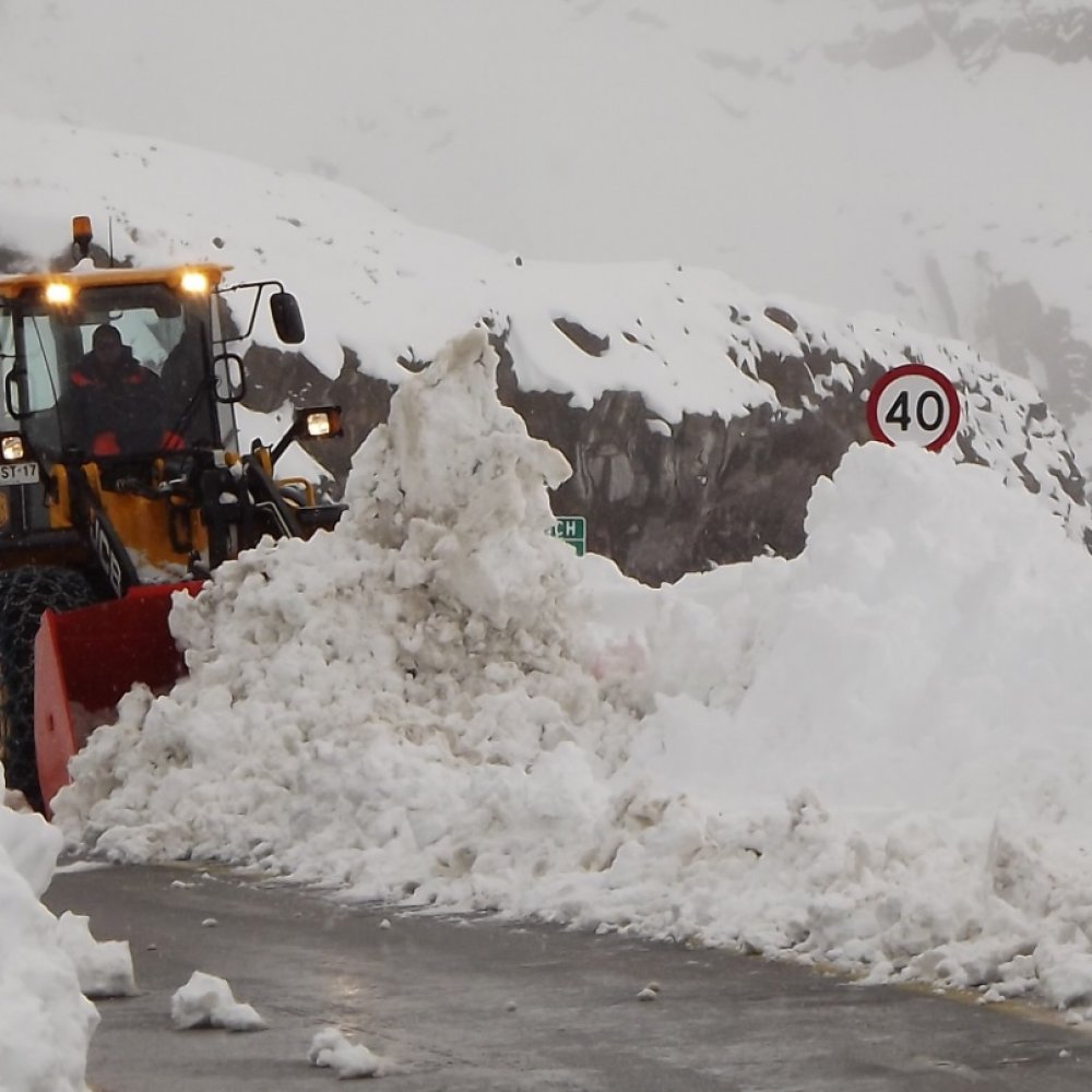 Vialidad despejó la nieve en el Paso Pehuenche
