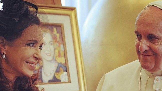 Papa Francisco y la presidenta Cristina Fernández almorzaron en el Vaticano