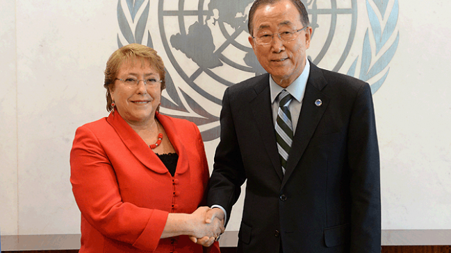 Presidenta Michelle Bachelet arribó a Nueva York para participar de Asamblea de Naciones Unidas