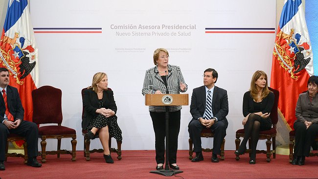 Comisión propondrá a Bachelet dividir el 7 por ciento de salud