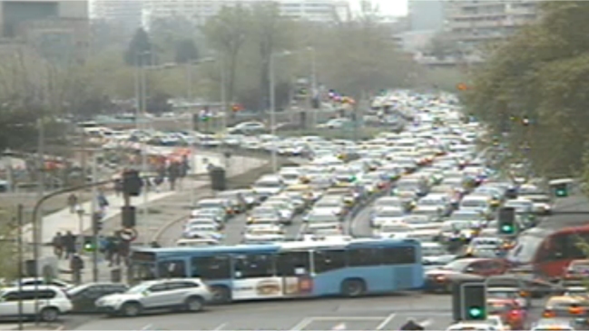 Accidente en túnel San Cristóbal generó gran congestión