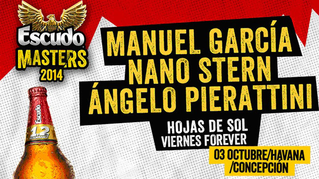 Manuel García y Nano Stern encabezan la cuarta fecha de Escudo Masters