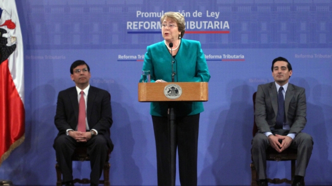 Presidenta Bachelet promulgó la reforma tributaria