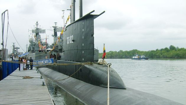 Armada concluyó modernización de submarinos ecuatorianos