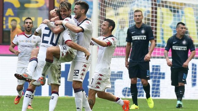 Gary Medel estuvo presente en caída de Inter de Milan ante Cagliari