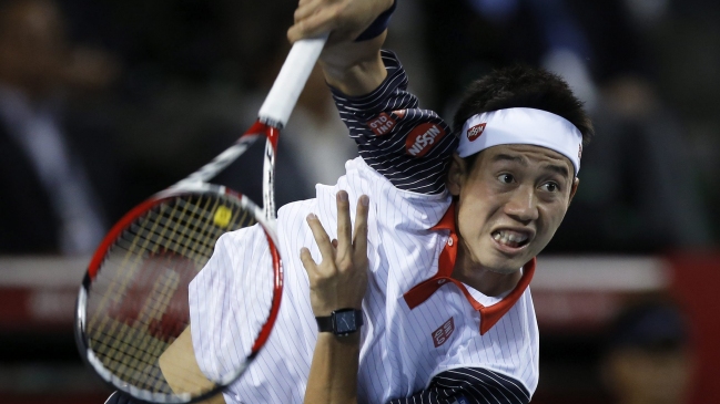 Kei Nishikori respondió en su debut en el torneo de Tokio