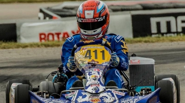 Piloto chileno busca recursos para competir en el Mundial de karting