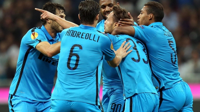 Francisco Silva y Gary Medel celebraron en la Liga de Europa