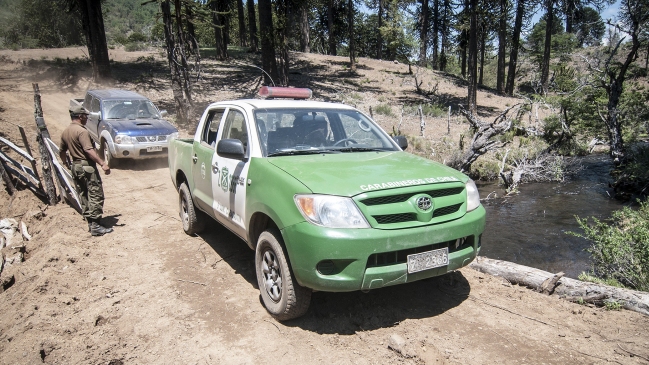 Carabineros reforzó contingente en Cañete con tanquetas y funcionarios del GOPE