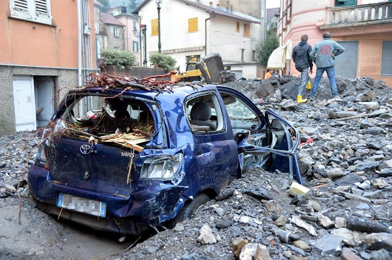 Italia sigue en emergencia por lluvias torrenciales e inundaciones
