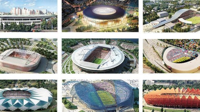 FIFA iniciará esta semana la inspección de estadios para Rusia 2018