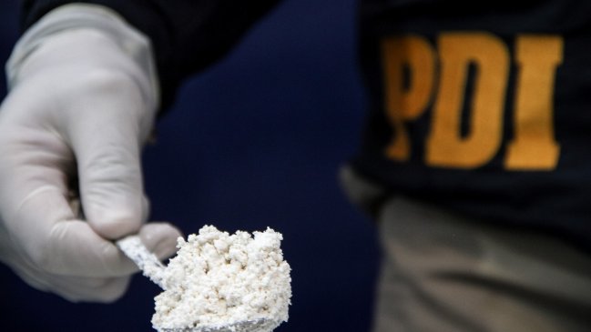 PDI incautó 60 kilos de clorhidrato de cocaína en Pichilemu y Santiago