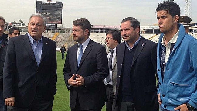 Autoridades inspeccionaron el Estadio Monumental en la previa al superclásico