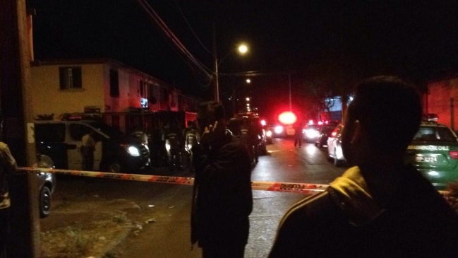 Control policial terminó con un muerto y un carabinero herido en San Joaquín