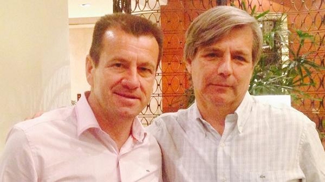 Dunga visitó las instalaciones del Estadio Monumental