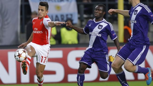 Prensa inglesa alabó el nivel de Alexis en la Champions