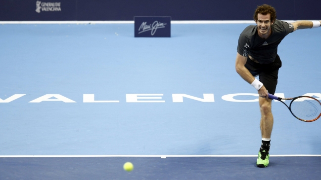 Andy Murray superó un duro escollo ante Kevin Anderson en Valencia