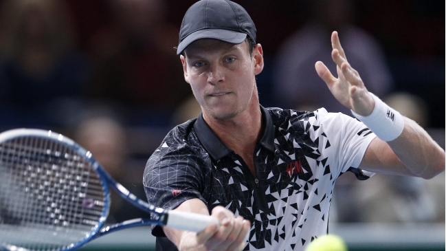 Tomas Berdych se instaló en cuartos de final de Paris-Bercy tras vencer a Feliciano López