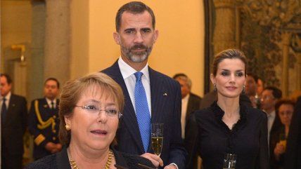   Bachelet cerró gira europea con recepción en honor de los reyes de España 