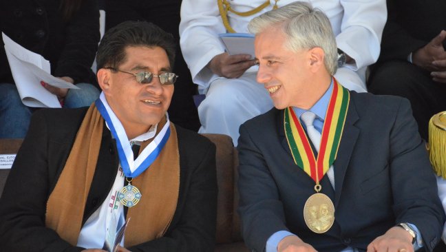 Vicepresidente boliviano: 