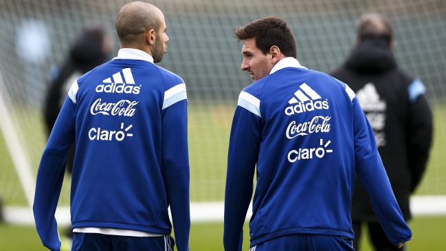 Javier Mascherano: Veo a Messi muy contento en Barcelona