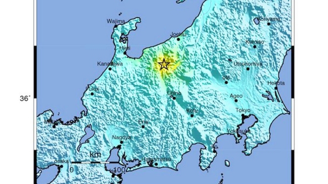 Sismo de 6,8 grados Richter causó varios heridos en el centro de Japón