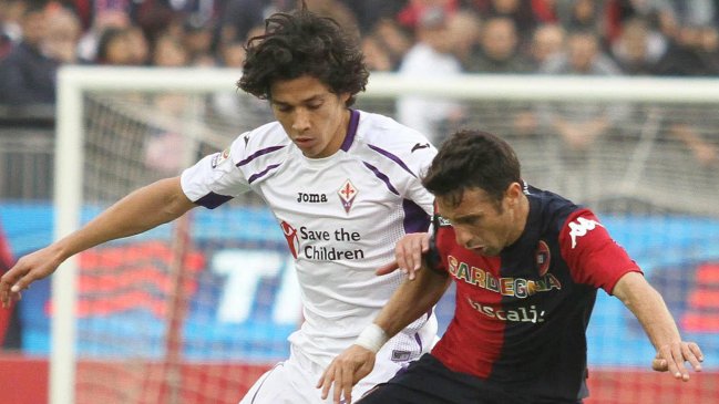 Fiorentina aplastó a Cagliari con actuación goleadora de Matías Fernández